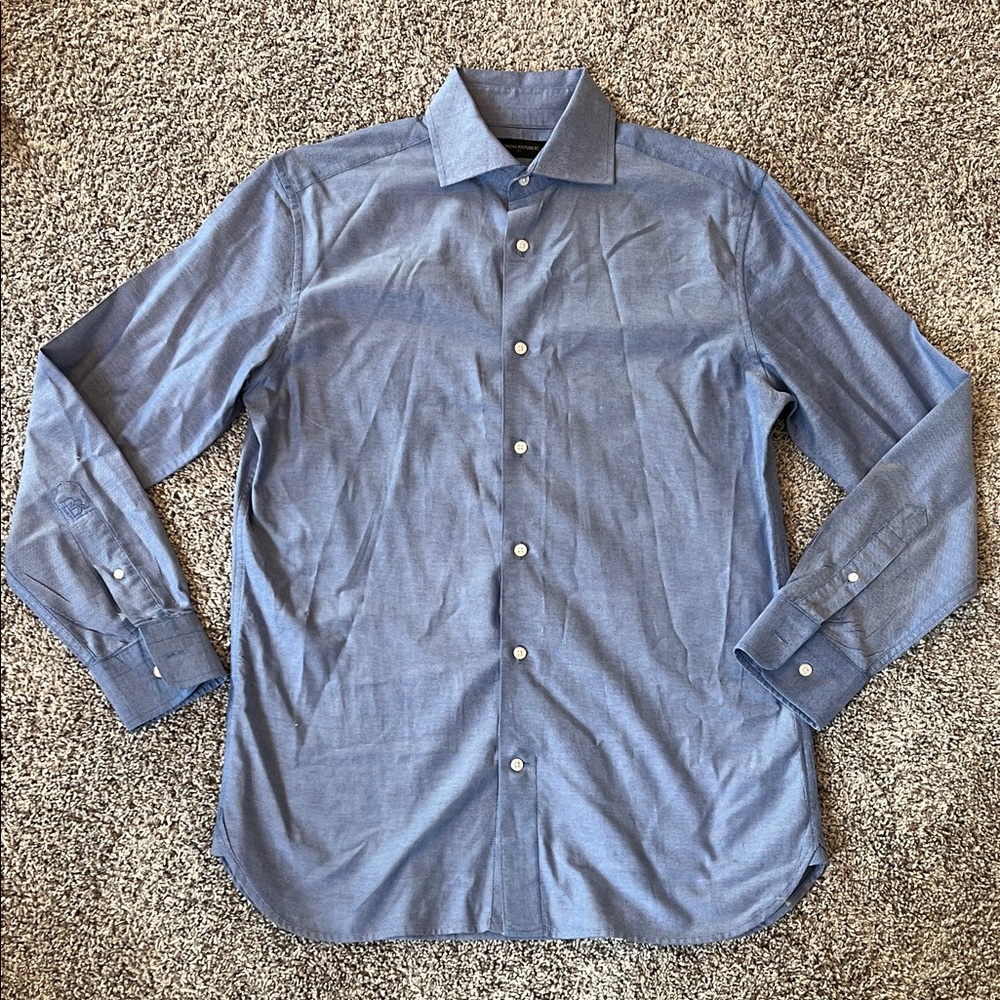 Banana Republic Classic Blue Dress Shirt
